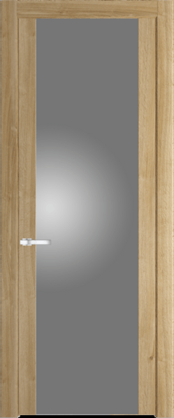 Межкомнатная дверь Profil Doors Orange 1.7N.O Дуб Карамель Монохром серебро (серебро матлак)