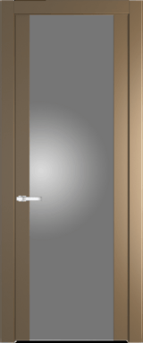 Межкомнатная дверь Profil Doors 1.7 P Lacobel Серебряный лак Перламутр золото