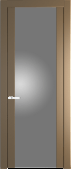 Межкомнатная дверь Profil Doors 1.7 P Lacobel Серебряный лак Перламутр золото