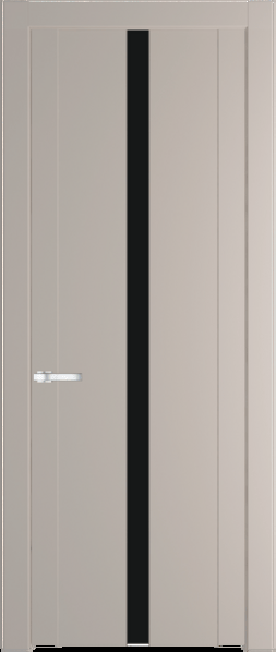 Межкомнатная дверь Profil Doors 1.8 P Монохром черный Сэнд