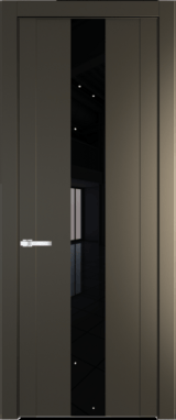 Межкомнатная дверь Profil Doors 1.9 P Lacobel Черный лак Перламутр бронза