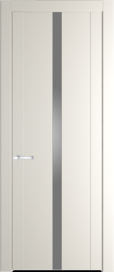 Межкомнатная дверь Profil Doors Orange 1.8P.O Монохром серебро (серебро матлак) Перламутр белый