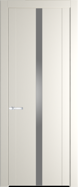 Межкомнатная дверь Profil Doors Orange 1.8P.O Монохром серебро (серебро матлак) Перламутр белый