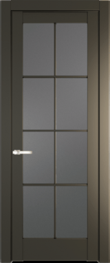 Межкомнатная дверь Profil Doors 4.1.2 (p.8) Перламутр бронза Графит