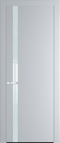 Межкомнатная дверь Profil Doors 18 PW Lacobel Белый лак Лайт Грей (RAL 870-01)