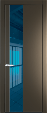 Межкомнатная дверь Profil Doors Orange 19 PE.O Зеркало Blue Сэнд Серебро