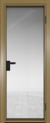 Алюминиевая дверь Profil Doors 1 AG Золото Прозрачное