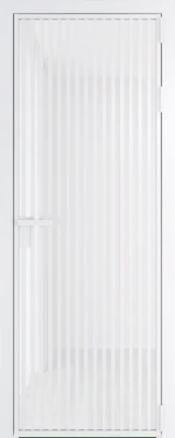 Алюминиевая дверь Profil Doors 11 AG Вайт Белый триплекс
