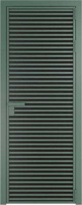 Алюминиевая дверь Profil Doors 12 AG Зеленый воск Монохром черный