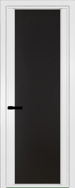 Алюминиевая дверь Profil Doors 2AGP Вайт Монохром черный