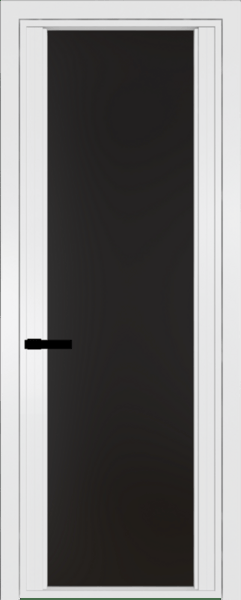 Алюминиевая дверь Profil Doors 2AGP Вайт Монохром черный