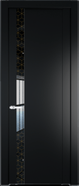 Межкомнатная дверь Profil Doors 1.2 P Лоран узор золото Блэк