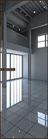 Алюминиевая дверь Profil Doors 1AGN Деорэ Зеркало