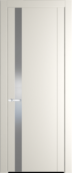 Межкомнатная дверь Profil Doors 1.2 P Lacobel Серебряный лак Перламутр белый