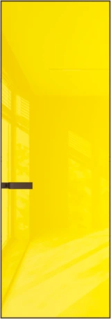 Алюминиевая дверь Profil Doors 1AGN ГЛЯНЕЦ Деорэ Светло-желтый лак