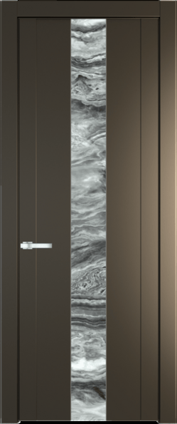 Межкомнатная дверь Profil Doors 1.9 P Атриум серебро Перламутр бронза