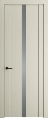 Межкомнатная дверь Profil Doors Orange 1.8P.O Монохром серебро (серебро матлак) Перламутр белый Элегант