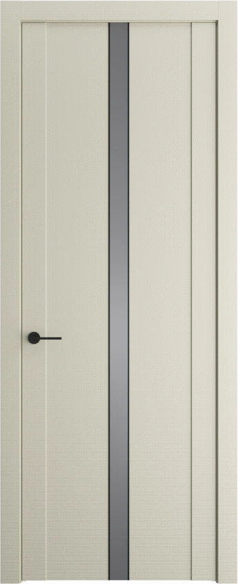 Межкомнатная дверь Profil Doors Orange 1.8P.O Монохром серебро (серебро матлак) Перламутр белый Элегант
