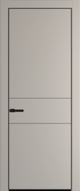 Межкомнатная дверь Profil Doors 14 PA Черный матовый Сэнд
