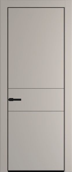 Межкомнатная дверь Profil Doors 14 PA Черный матовый Сэнд