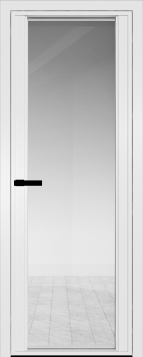 2 AGP Белый матовый RAL9003 стекло Прозрачное