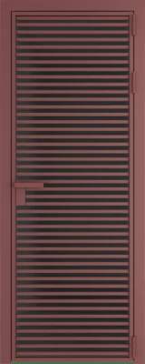 Алюминиевая дверь Profil Doors 12 AG Красный антрацит Тонированное матовое