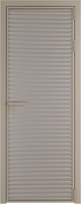 Алюминиевая дверь Profil Doors 12 AG Никель матовый Монохром серый