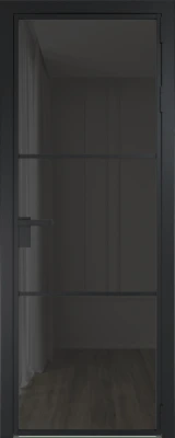 Алюминиевая дверь Profil Doors 13 AG Черный матовый Тонированное