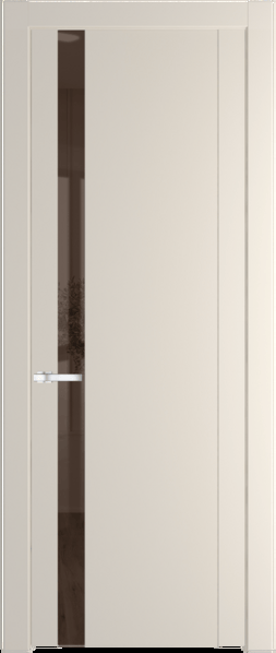 Межкомнатная дверь Profil Doors 1.2 P Зеркало бронзовое Кремовая Магнолия (RAL 120-04)
