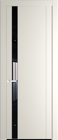 Межкомнатная дверь Profil Doors 1.2 P Lacobel Черный лак Перламутр белый