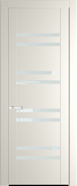 Межкомнатная дверь Profil Doors 1.6 P Белый триплекс Перламутр белый