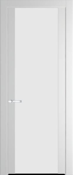 Межкомнатная дверь Profil Doors 1.7 P Монохром белый просветленный Крем Вайт (RAL 120-02)