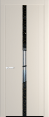 Межкомнатная дверь Profil Doors 1.8 P Лоран узор золото Кремовая Магнолия (RAL 120-04)