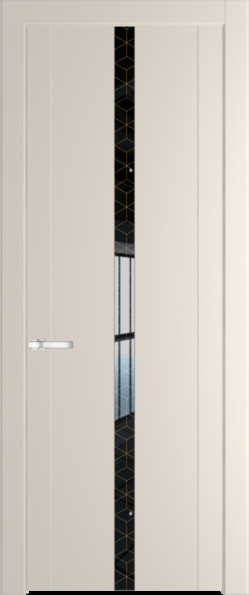 Межкомнатная дверь Profil Doors 1.8 P Лоран узор золото Кремовая Магнолия (RAL 120-04)
