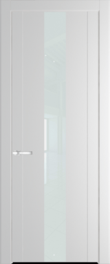 Межкомнатная дверь Profil Doors 1.9 P Lacobel Белый лак Крем Вайт (RAL 120-02)