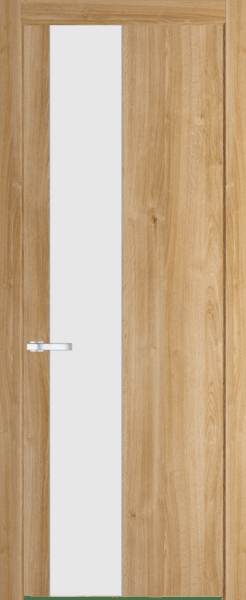 Межкомнатная дверь Profil Doors 19 NW Монохром белый просветленный Дуб Карамель