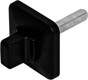 Ручка Ajax (Аякс) поворотная BKW8x75.K.MD50 BL-24 черный