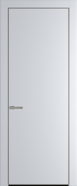 Межкомнатная дверь Profil Doors 1 PA Никель матовый Вайт (RAL 110 96 02)