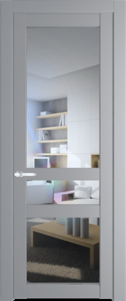 Межкомнатная дверь Profil Doors 1.5.2 PD Прозрачное Смоки (RAL 870-02)