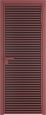 Алюминиевая дверь Profil Doors 12 AG Красный антрацит Монохром черный
