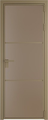 Алюминиевая дверь Profil Doors 13 AG Шампань Монохром капучино