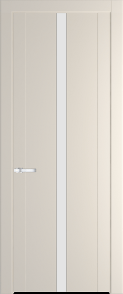 Межкомнатная дверь Profil Doors 1.8 P Монохром белый просветленный Кремовая Магнолия (RAL 120-04)