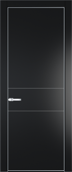 Межкомнатная дверь Profil Doors 14 PA Серебро Блэк
