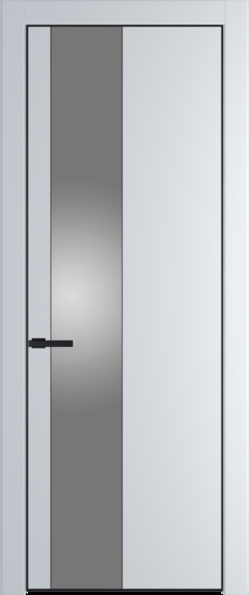 Межкомнатная дверь Profil Doors Orange 19 PE.O Монохром серебро (серебро матлак) Вайт (RAL 110 96 02) Черный матовый RAL9005
