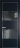 Межкомнатная дверь Profil Doors 22 PA Серебро Зеркало Grey Нэви Блу (RAL 7016)