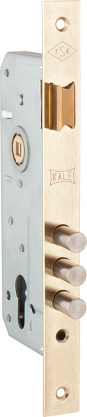 Корпус Kale kilit (Кале килит) врезного замка с защёлкой 152/3MR (45 mm) w/b (латунь)