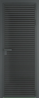 Алюминиевая дверь Profil Doors 12 AG Серая ночь Тонированное матовое