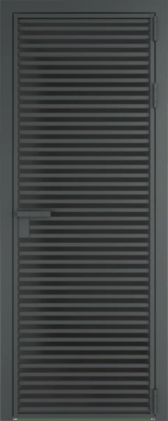 Алюминиевая дверь Profil Doors 12 AG Серая ночь Тонированное матовое