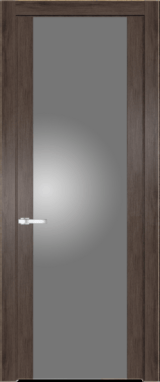 Межкомнатная дверь Profil Doors Orange 1.7N.O Дуб Тобакко Монохром серебро (серебро матлак)