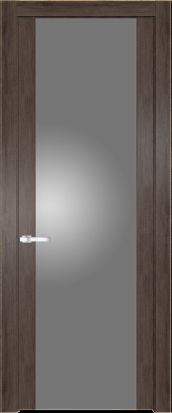 Межкомнатная дверь Profil Doors Orange 1.7N.O Дуб Тобакко Монохром серебро (серебро матлак)